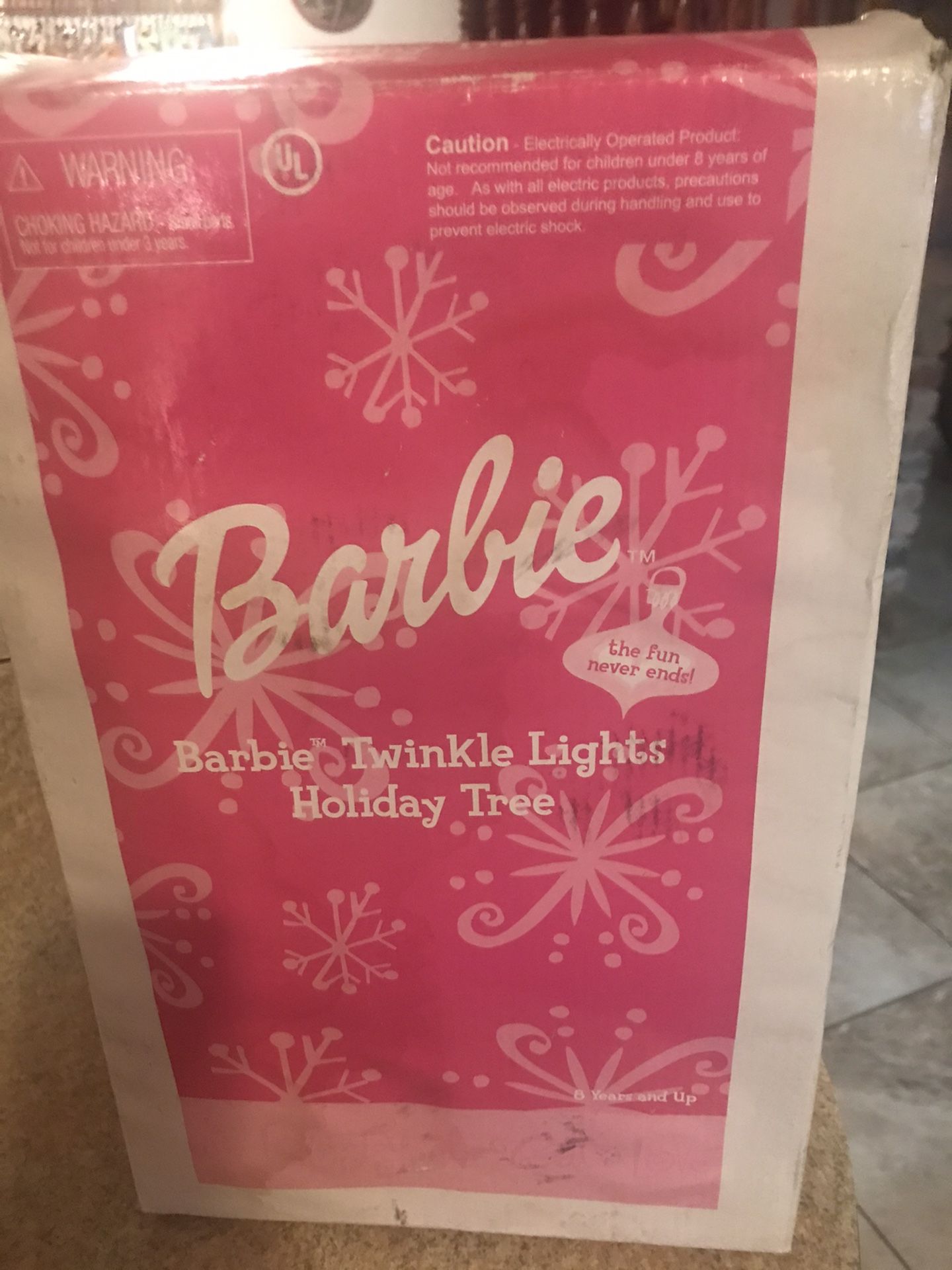 Barbie Twinkling Lights Christmas Tree
