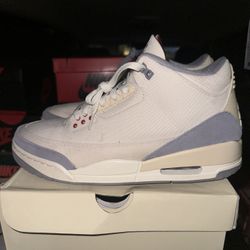 Size 10.5 Nike Air Jordan 3 Retro OG Muslin DH7139-100 III Amazing Condition