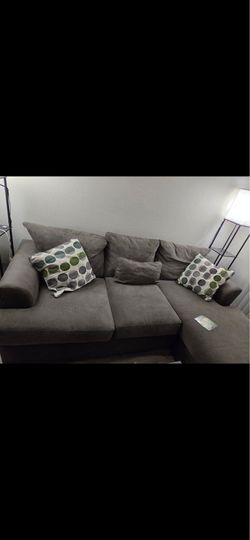 $250 Gray Sectional Sofa 6 months old, $600 New Queen Mattress paid $1800, Tiffany original lamps 2 for $199, Gray Lazy Boy Sofa with recliners on bot