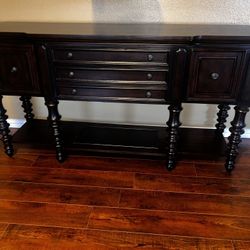 Wood TV Stand/ Entryway Console Table