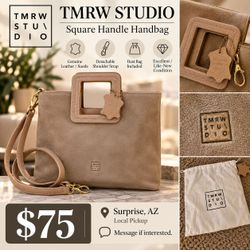 TMRW Studio Square Handle Handbag