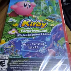 Switch 2 - Kirby & The Forgotten Land + Star-crossed World Brand New