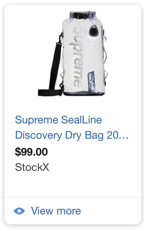 Supreme SeaLine backpack waterproof