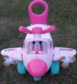 Minnie Mouse Airplane Ride On Toy