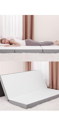 Folding. Full Size Mattress 75"L x 54"W x 4"Th