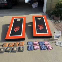 San Francisco Giants Corn hole boards