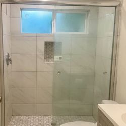 Shower Glass with Frame 
