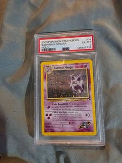 Sabrina's Gengar PSA graded.