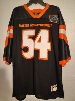 John Cena WWE #54 Football Jersey Size XXL Hustle Loyalty Respect Vintage Y2K