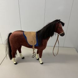 American Girl Felicity’s Doll Horse Penny w/ Saddle