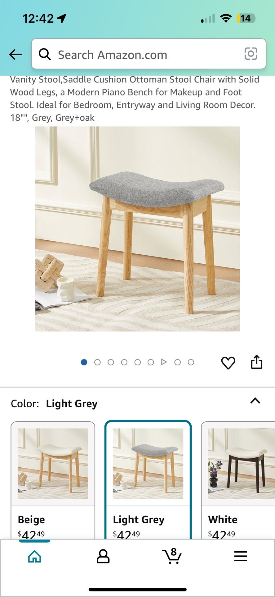 Brand New Vanity Stool