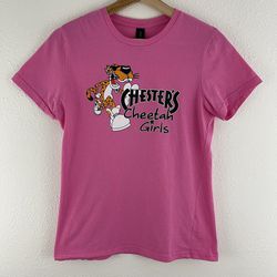 Y2K Vibes Hot Pink Chester’s Cheetah Girls Crewneck Short Sleeve Graphic Tee