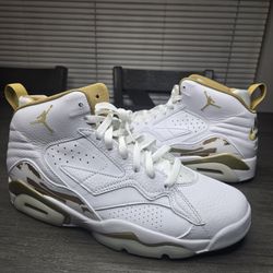 Nike Air Jordan MVP White Metallic Gold 