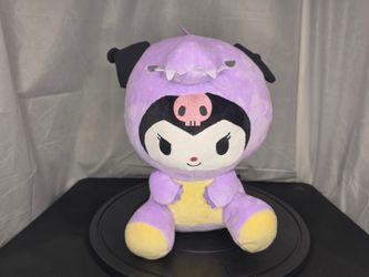 Sanrio Kuromi Purple Dinosaur Costume Plush Toy 13.3" (Round1 Exclusive)