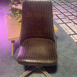 Chromecraft Brown Chair