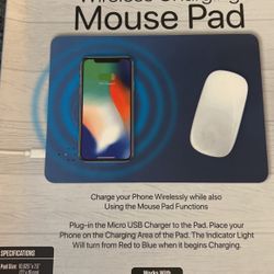 Wireless Charging Mouse Pad