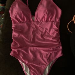 Hot Pink Bathing Suit
