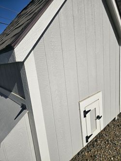 White Outdoor Storage Shed