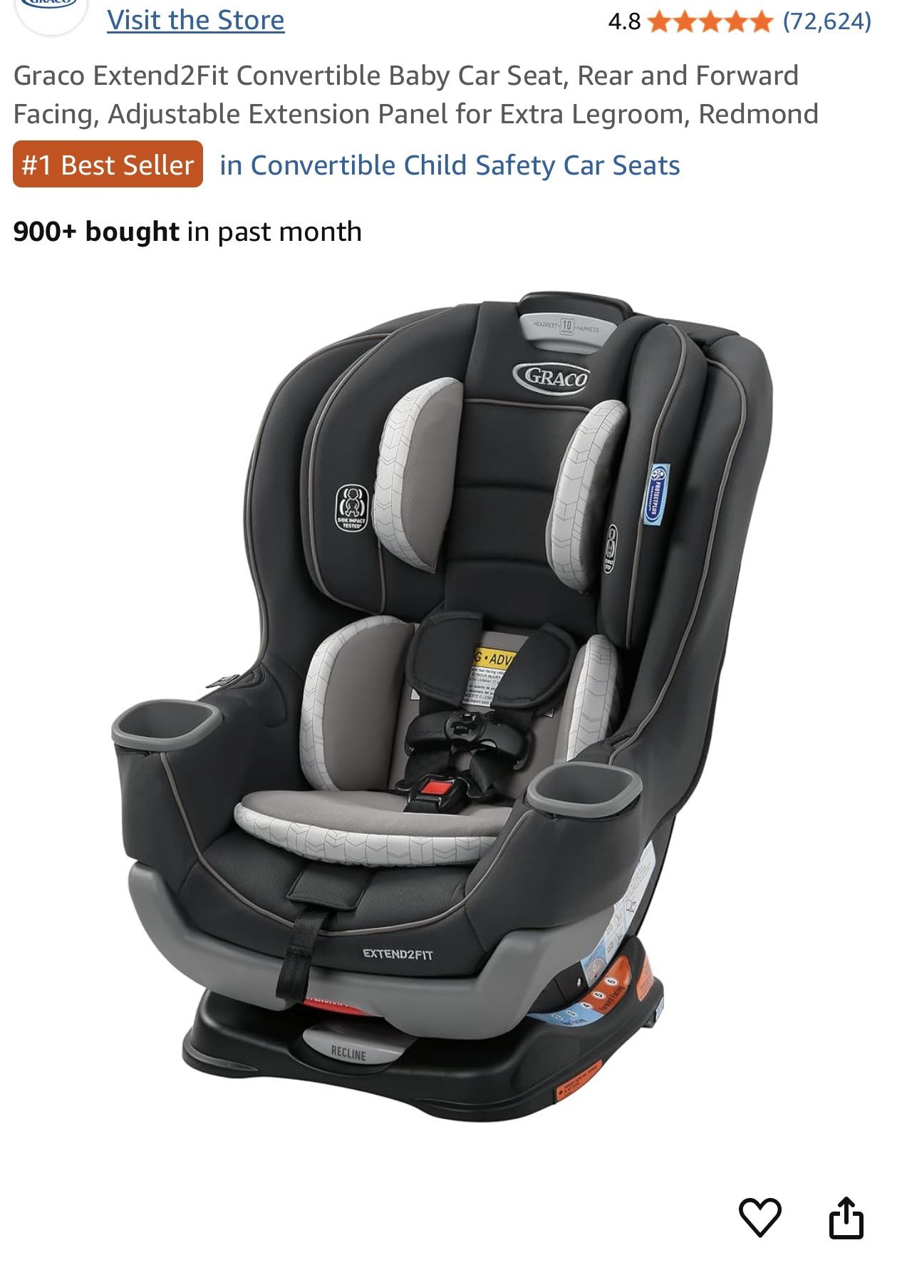 Graco Extend2Fit Car Seat