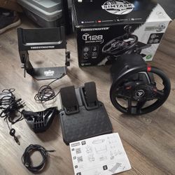 Thrustmaster T128 SimTask Pack – Force Feedback Racing Wheel + Pedals (Xbox/PC)