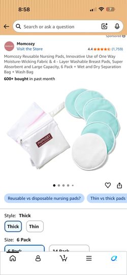 New Momcozy Reusable Nursing Pads