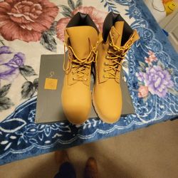 New timberland Classic 6" waterproof wheat nubucksize 9M/M for men