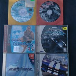Sega Dreamcast/ Sega CD Games- Various Prices