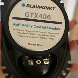 Blaupunkt Speakers Brand New 4x6