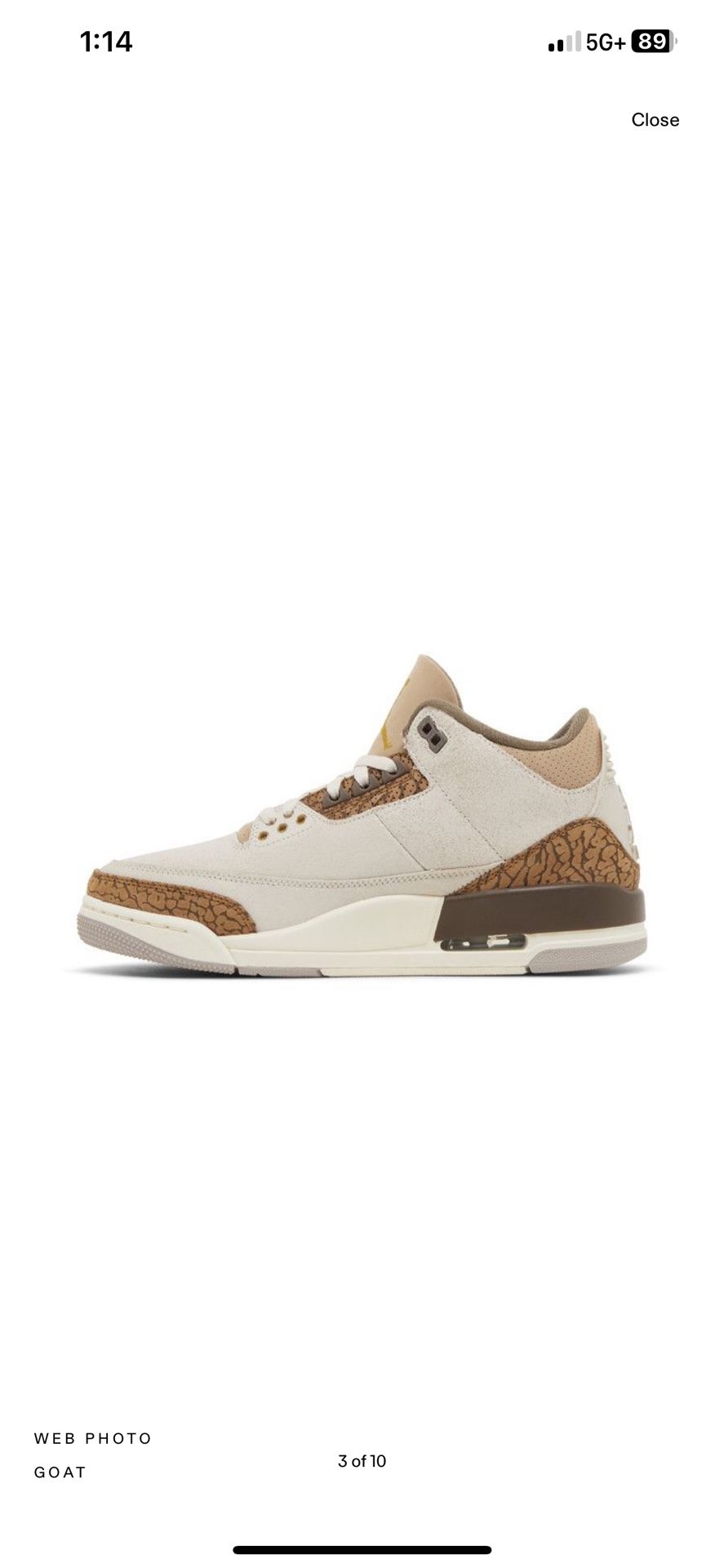 Jordan Retro 3 Palomino