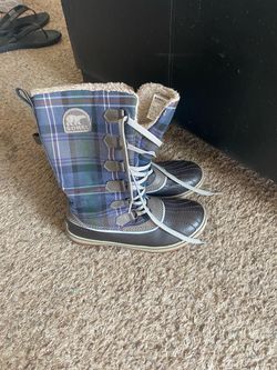 Sorel Winter Snow Boots Plaid