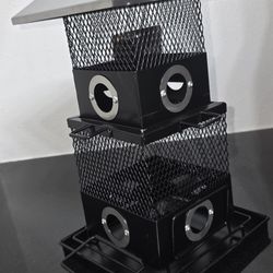 Retractable 2-Tier bird Feeder