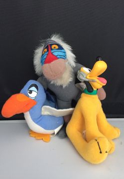 Disney plushies Lion King and House of Mouse