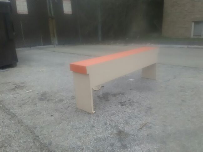 "Nice bench for home, store front, etc...