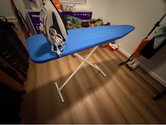 iron + ironing board/horse