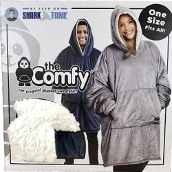 All New Comfy Blanket Sweatshirt with Hoodie - Navy