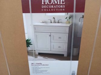 Sedgewood 36.5” Dove Gray Single Sink Vanity w/ Arctic Top