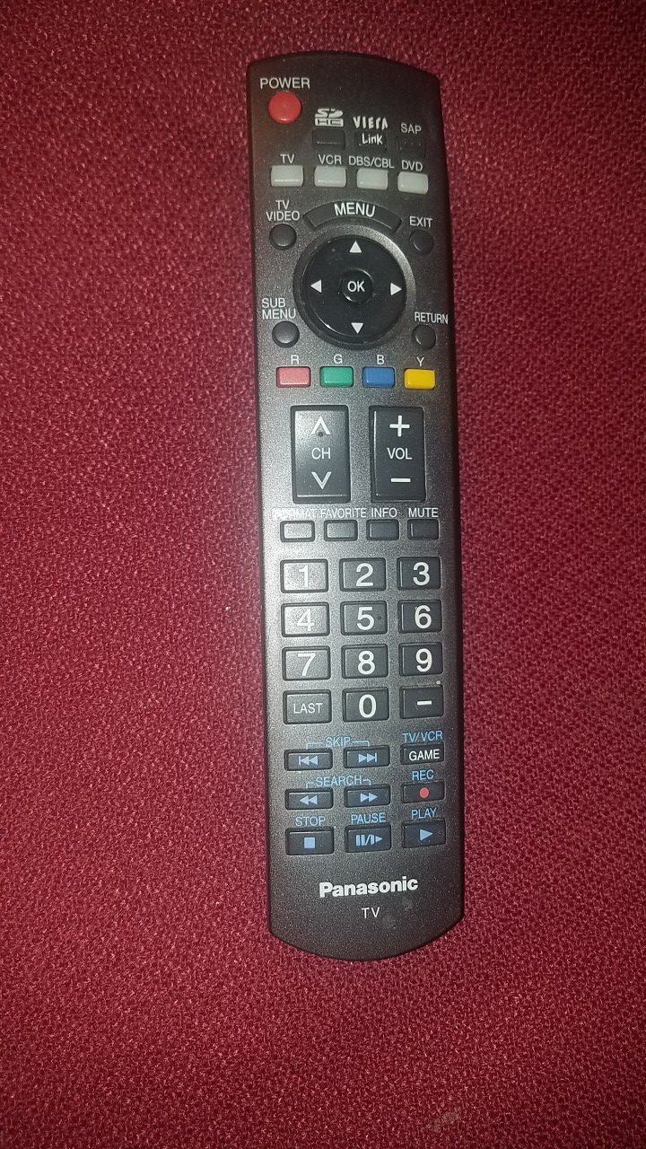 Panasonic tv remote