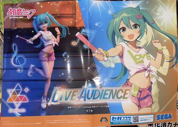 Live Audience Miku Cranes Poster