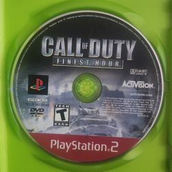 Call Of Duty Finest Hour PS2
