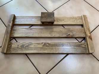 Handmade guitar pedal board