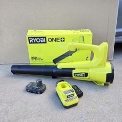 RYOBI 18V Leaf Blower Kit 250CFM