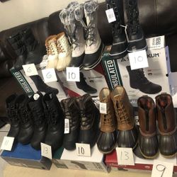 WOMENS YOUTH KIDS SNOW ❄️ BOOTS 35 EACH CASH ONLY AVAILABLE