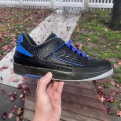 Jordan 2 Low SP Off-White Black Blue Size 10.5