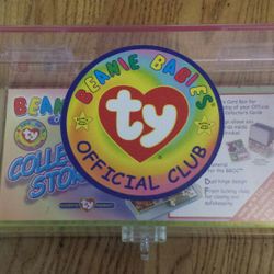 Card storage box official beanie babies