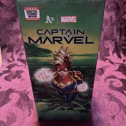 OAKLAND A’s 2023 CAPTAIN MARVEL BOBBLEHEAD