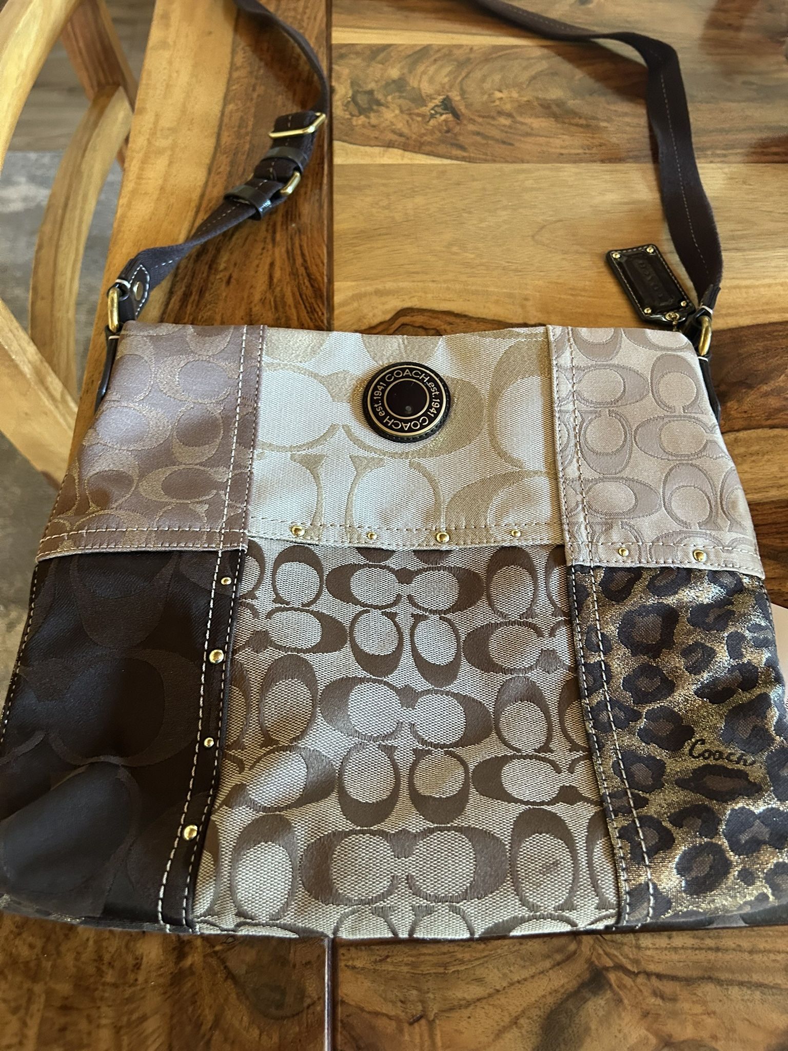 Coach Crossbody Brown 