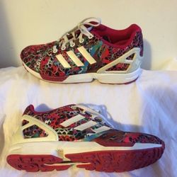 Adidas Torsion ZX Flux Women's Size 4.5Pink Multicolor Sneakers Shoes