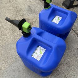 Two 5 Gallon Juugs