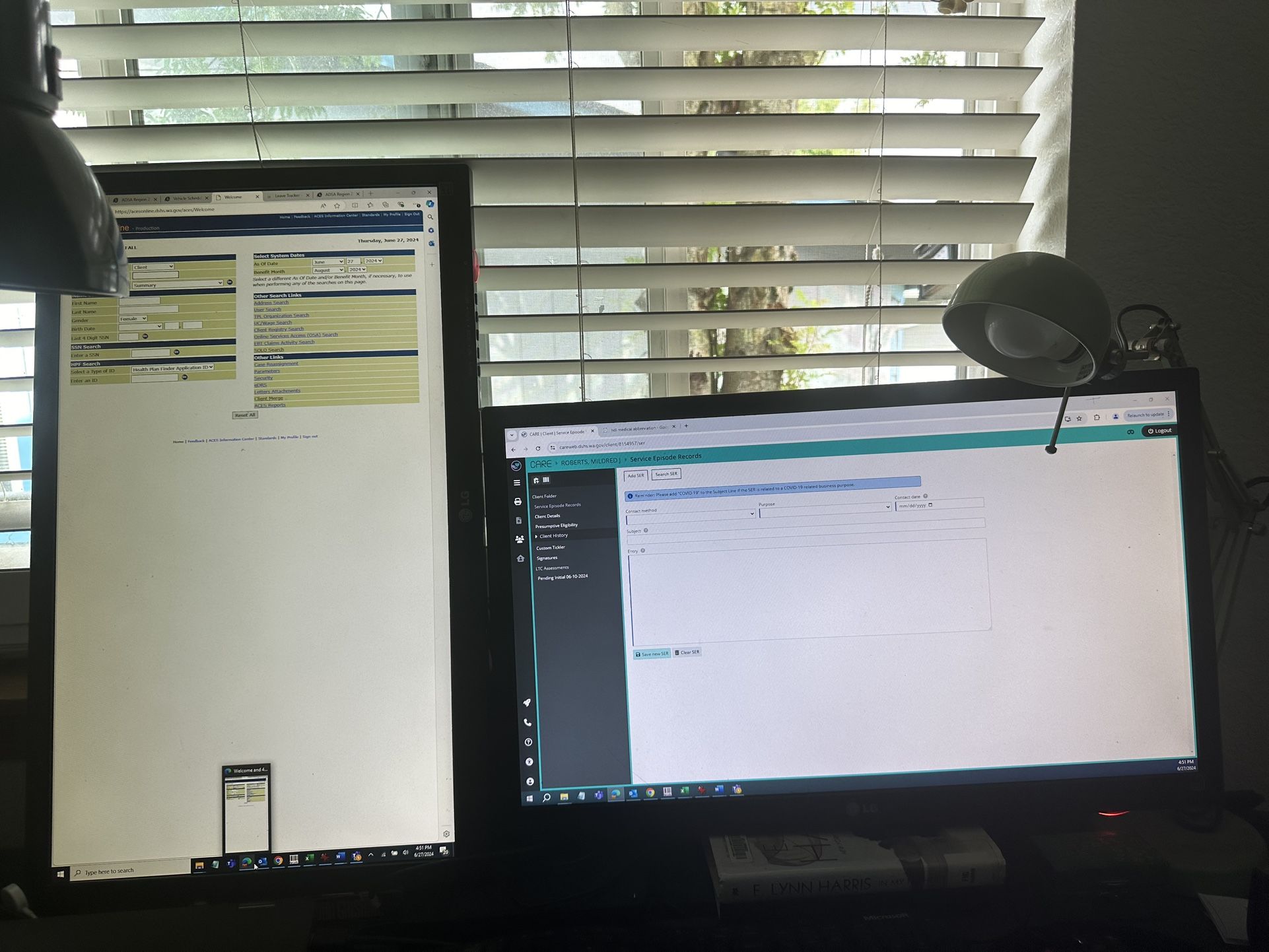 27” LG Monitors