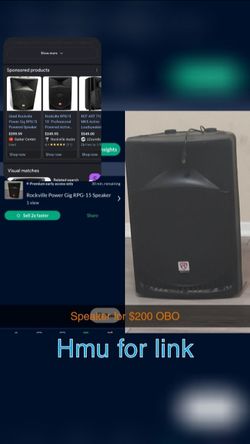 Rockville Power Gig RPG-15 Speaker